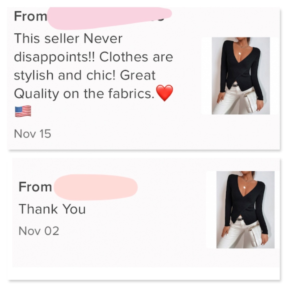 Black Criss Cross Front V-Neck Rib Knit Sweater To - Picture 7 of 9